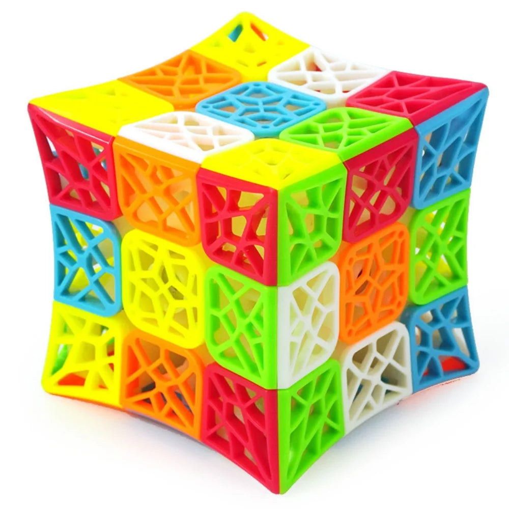 QiYi 3x3 DNA Concave Stickerless Speed Cube Puzzletoys for children Children DNA 3x3x3 Stickerless Cube Children toys