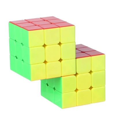 New Cube Twist Double 3x3 Conjoined Magic Cube Speed Cube Puzzle Toy for Kids Boys Gift Colorful