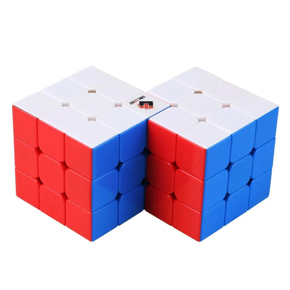 New Cube Twist Double 3x3 Conjoined Magic Cube Speed Cube Puzzle Toy for Kids Boys Gift Colorful