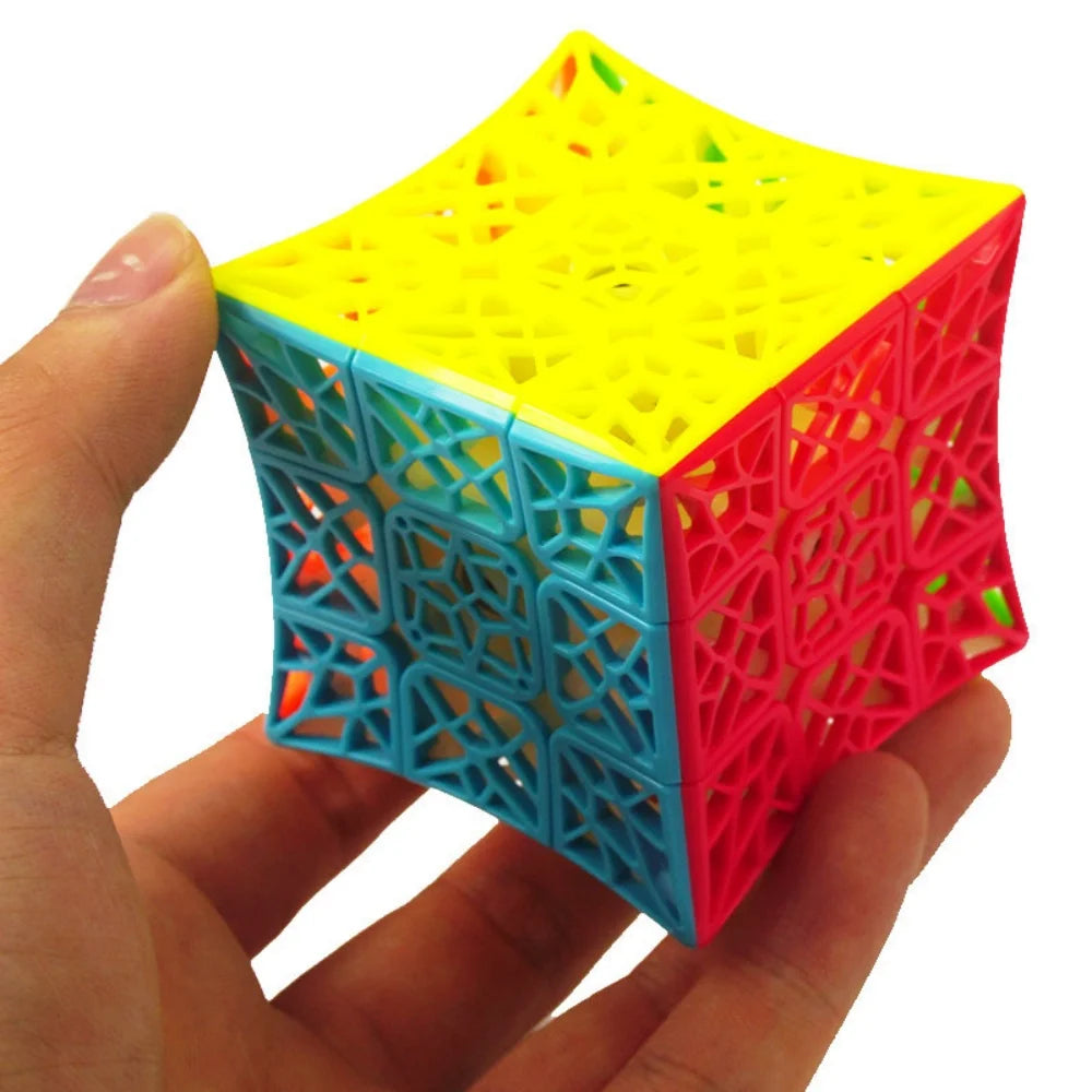 QiYi 3x3 DNA Concave Stickerless Speed Cube Puzzletoys for children Children DNA 3x3x3 Stickerless Cube Children toys