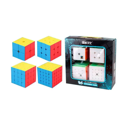 [ECube] Moyu Meilong Bundle Set Gift Magic carbon Cubing Classroom 4pcs Packing Cubes Speed Cube Puzzle Educational Toys